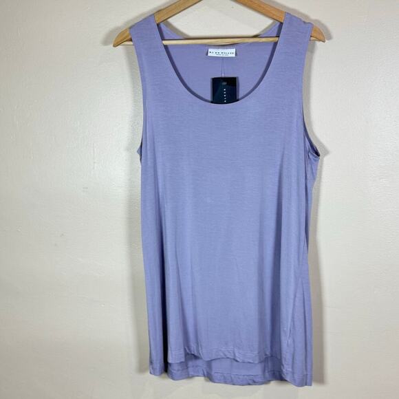 NWT bryn walker tank top lilac stretch micro modal made in USA MSRP $62 Size M - Picture 1 of 7